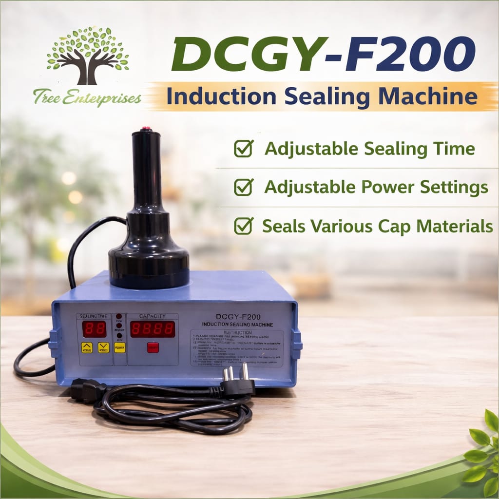 PET JAR WAD SEALING MACHINE (20 TO 80MM)